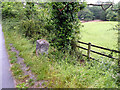 Milestone by Brockenhurst Bridge on the A337 road