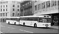 SJ3490 : Single deck buses at Derby Square â€“ 1968 by Alan Murray-Rust