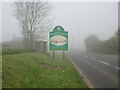 Approaching Blairgowrie and Rattray in the fog