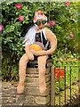SD7915 : To the Pool! Summerseat Scarecrow Festival by David Dixon