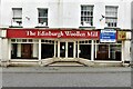 Haverfordwest, Bridge Street: The Edinburgh Woollen Mill, sadly closed down