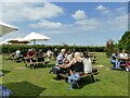 Beer garden of The Three Greyhounds