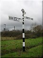 Direction Sign ? Signpost on the B1035 Heath Road, Tendring Green