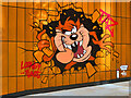 Looney Tunes Art Trail #3, "Taz"