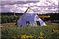 NZ2361 : National Garden Festival, Gateshead - British Rail Pyramid by Chris Allen