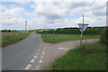 Road to Cavenham across Risby Poor