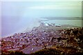 View over Fortuneswell towards Chesil Bank from New Ground, Portland Bill, 1981