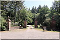 Entrance gates west of Arbigland House