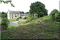 Lime Kiln House from the dismantled railway bridge