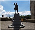 SH4762 : Statue of David Lloyd George, Caernarfon by Gerald England