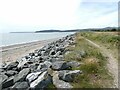 SH3633 : Seawall to the west of Pwllheli by Oliver Dixon