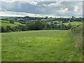 Across a field towards Cwm Cywyn