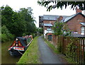 Towpath along the Shropshire Union Canal at Christleton