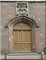 NN7201 : Doorway, Kilmadock Parish Church by Richard Sutcliffe