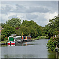 Narrowboats near Penkridge in Staffordshire