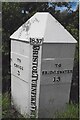 Old Milestone, A38, Biddisham, Parish of Badgworth