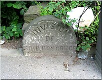 SE0523 : Old Boundary Marker on the A58 in Sowerby Bridge by R Heywood