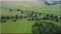 TA0239 : Road Junction on Beverley Westwood from the Air by Andy Beecroft