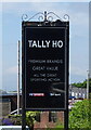 Sign for the Tally Ho, Barrow-in-Furness
