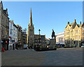 NZ2742 : Durham: across the Market Place by John Sutton
