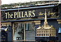 Sign for the Pillars Bar & Lounge, Dundee