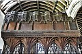 SS5923 : Atherington, St. Mary's Church: Superb c15th screen and rood loft in the north aisle by Michael Garlick
