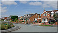 Housing in Cinder Hill Lane in Coven, Staffordshire