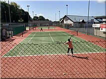 H4572 : Omagh Tennis Club by Kenneth  Allen