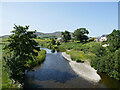 The view upstream from Thankerton Bridge