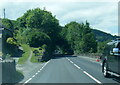 A5 westbound, south of Carrog