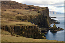 NG2138 : Coast near Glen Ollisdal, Isle of Skye by Andrew Tryon