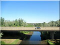 The A27 crossing the Wallington River