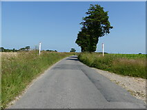 TG2037 : Gas Main Marker Posts beside minor road to Roughton by David Pashley