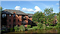 Canalside apartments in Stone, Staffordshire