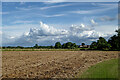 Farmland near Stone in Staffordshire