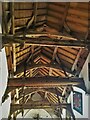 SJ3514 : St Michael, Alberbury:  the roof of the Loton chapel by Chris Brown