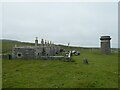 NL9839 : Tiree - Hynish - Old lighthouse keepers' cottages & signal tower by Rob Farrow