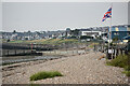 View along private beach at Seasalter