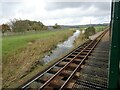 TR1131 : View from a Romney-Dungeness train - Crossing Willop Sewer by Nigel Thompson