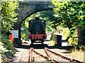 Hunslet Austerity Locomotive at North Street Bridge