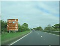 SE8073 : Large  brown  tourist  info  sign  on  A64  Malton  bypass by Martin Dawes