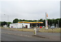 Service station on the A955, Methil