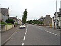 Bus stop on A955, Leven