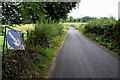 Abandoned sign along Corran Road