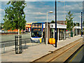 SJ9399 : Bus Stands on Wellington Road by David Dixon