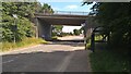 The A76 bridge crosses the Barony Road into Auchinleck