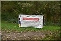 COVID-19 Social distancing banner, Black Park