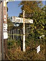 Direction Sign ? Signpost on The Street in Charsfield