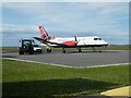 Tiree - Diverted plane gets a recharge