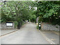 Entrance drive to The Grove Restaurant